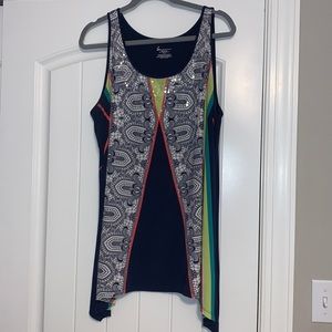 Lane Bryant fancy navy tank